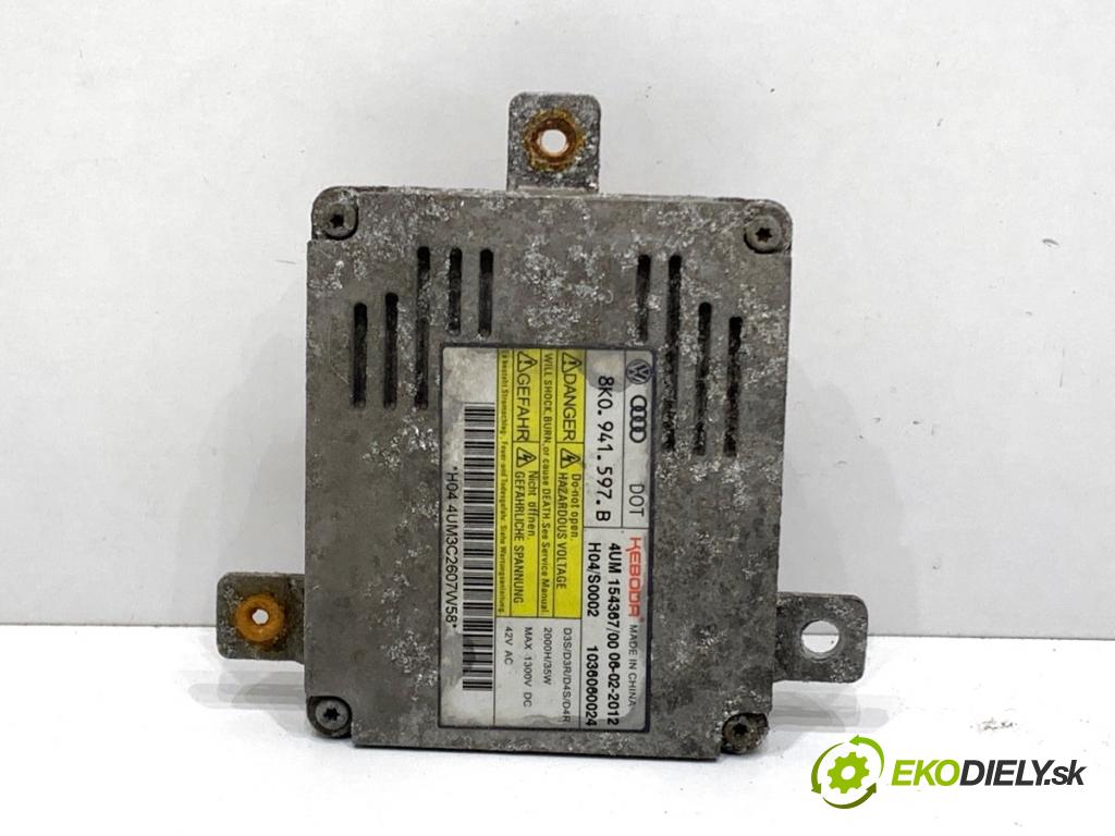 VW PASSAT B7 Kombi 2012 118 kW 1.8 TSI 1798 měnič XENON 8K0941597B (Řídící jednotka xenonu)