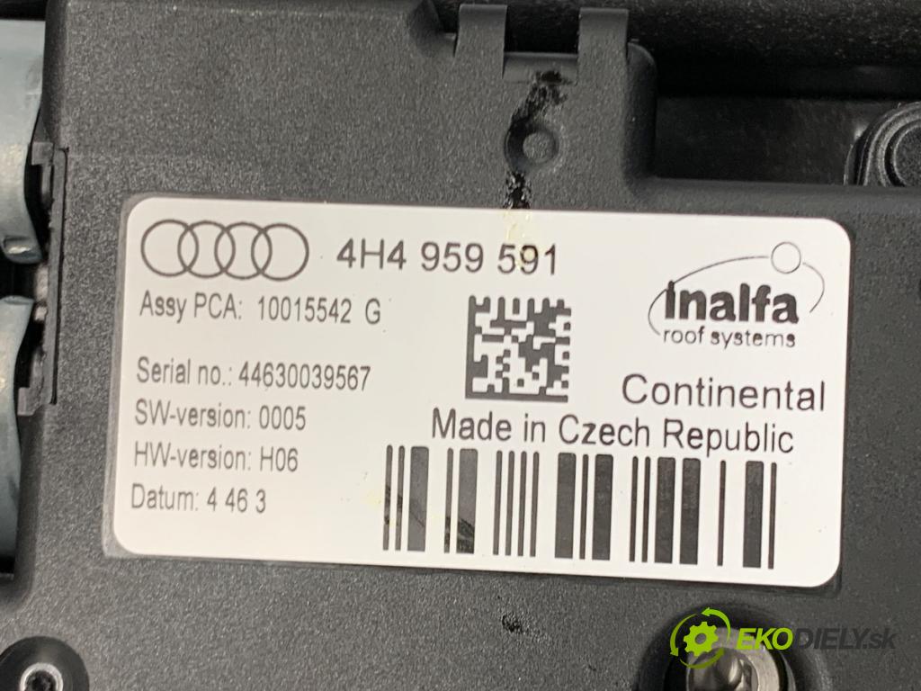 AUDI A8 D4 sedan 2015 368 kW 6.3 W12 quattro 6299 střešní okno 4H4959591 (Sklo karoserie)