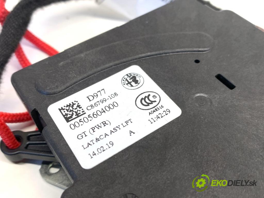 ALFA ROMEO STELVIO SUV 2019 206 kW 2.0 (949AXA2A) 1995 zámok dverí zad 00505604000