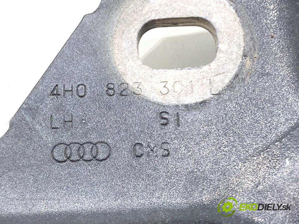 AUDI A8 D4 sedan 2015 368 kW 6.3 W12 quattro 6299 Záves kapoty ľavy predný 4H0823301L 4H0823359D