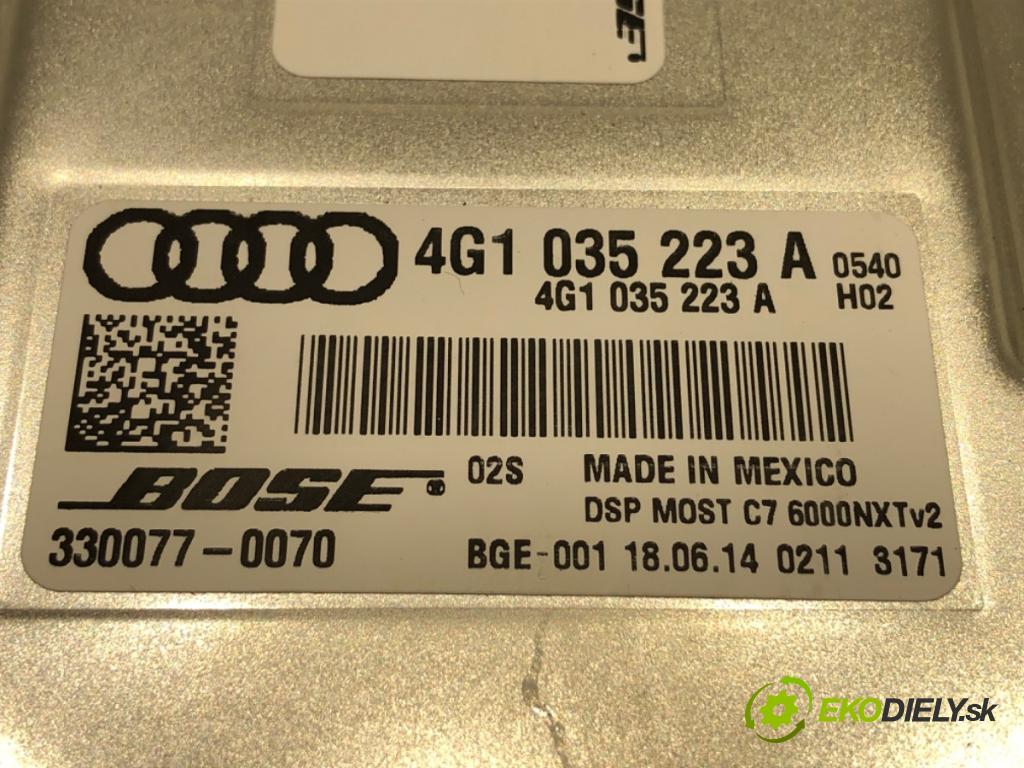 AUDI A8 D4 sedan 2015 368 kW 6.3 W12 quattro 6299 Zosilňovač 4G1035223A (Zosilňovač)