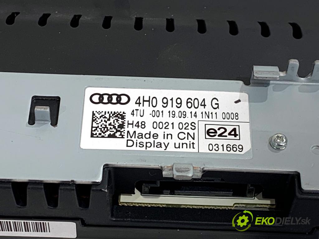 AUDI A8 D4 sedan 2015 368 kW 6.3 W12 quattro 6299 Dislpej 4H0919604G (Prístrojová doska)
