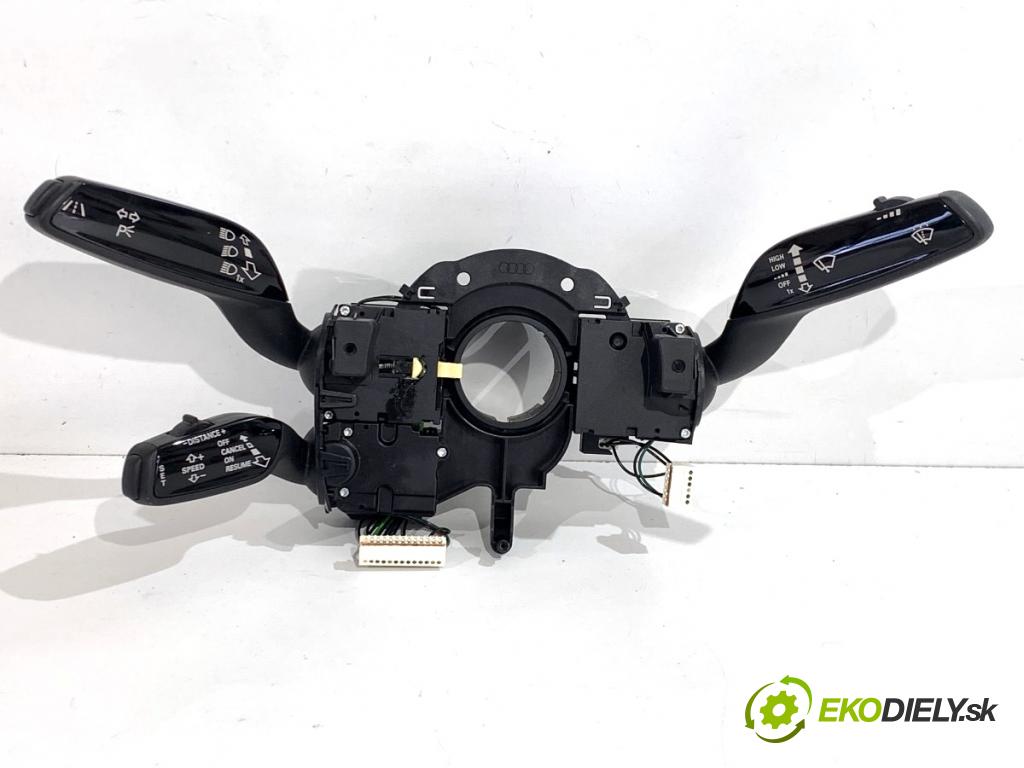 AUDI A8 D4 sedan 2015 368 kW 6.3 W12 quattro 6299 Prepínač kombinovaný 4H0953502P (Prepínacie páčky pod volantom)