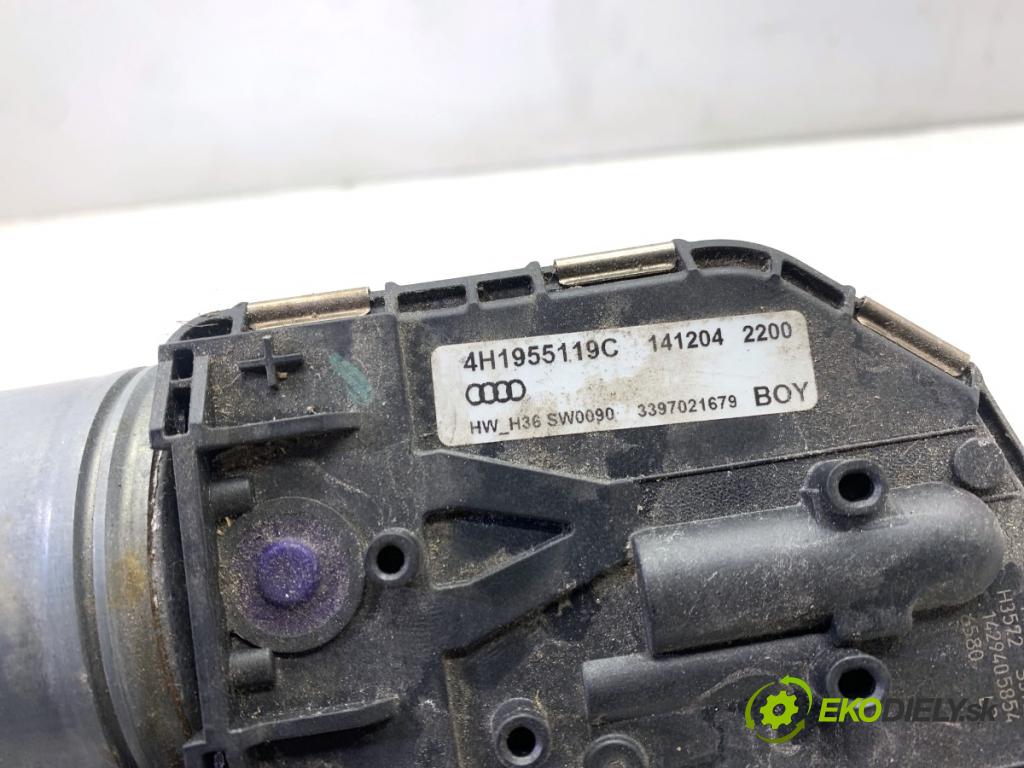 AUDI A8 D4 sedan 2015 368 kW 6.3 W12 quattro 6299 Mechanizmus stieračov predný 4H1955119C (Motorček stieračov predný)