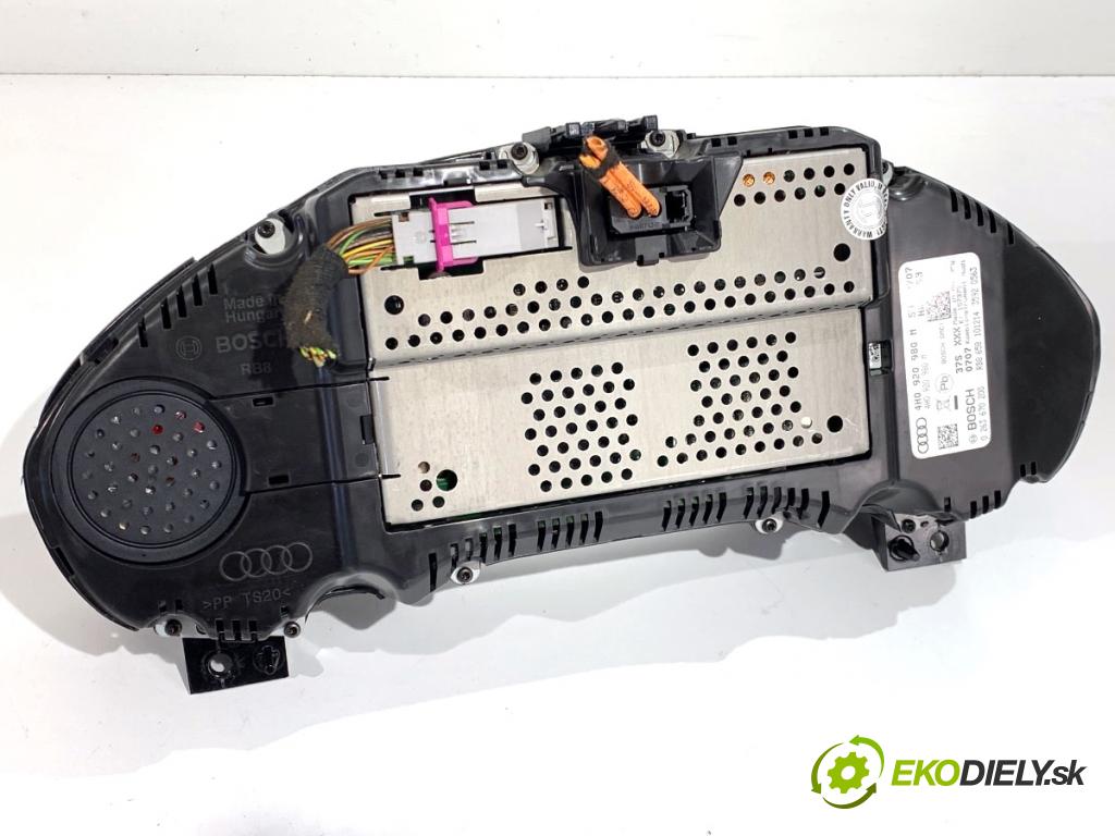 AUDI A8 D4 sedan 2015 368 kW 6.3 W12 quattro 6299 prístrojovka 4H0920980M (Přístrojová deska)