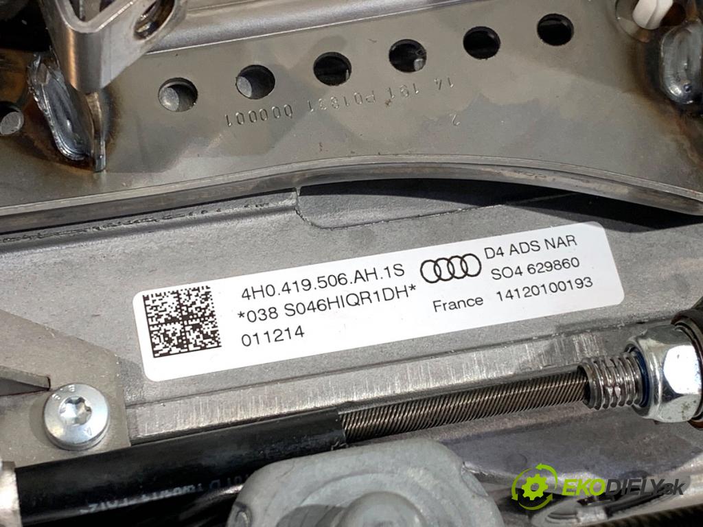 AUDI A8 D4 sedan 2015 368 kW 6.3 W12 quattro 6299 Hriadeľ, tyč volantu 4H0419506AH (Tyč riadenia (volantu))