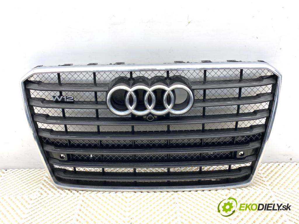 AUDI A8 D4 sedan 2015 368 kW 6.3 W12 quattro 6299 mřížka maska 4H0853651AE (Přední mřížka (maska chladiče))