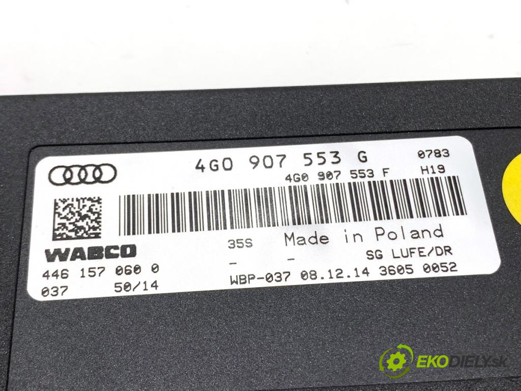 AUDI A8 D4 sedan 2015 368 kW 6.3 W12 quattro 6299 modul nápravy 4G0907553G