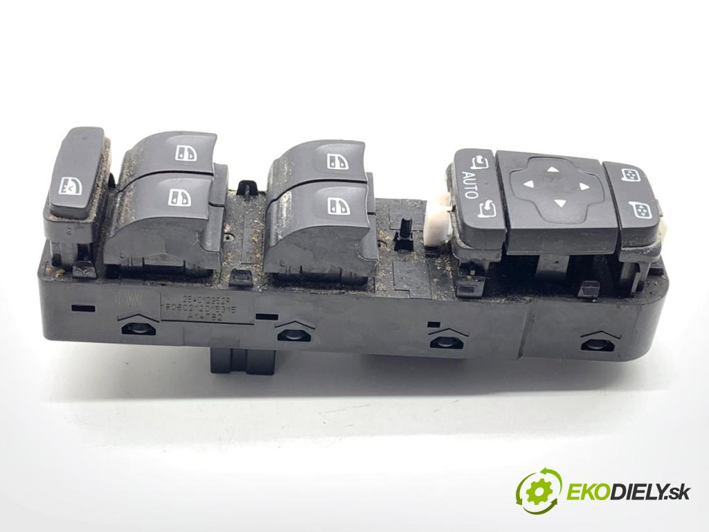 RENAULT TALISMAN sedan 2017 110 kW 1.6 TCe 150 1618 Prepínač okien 254012952R (Prepínacie páčky pod volantom)