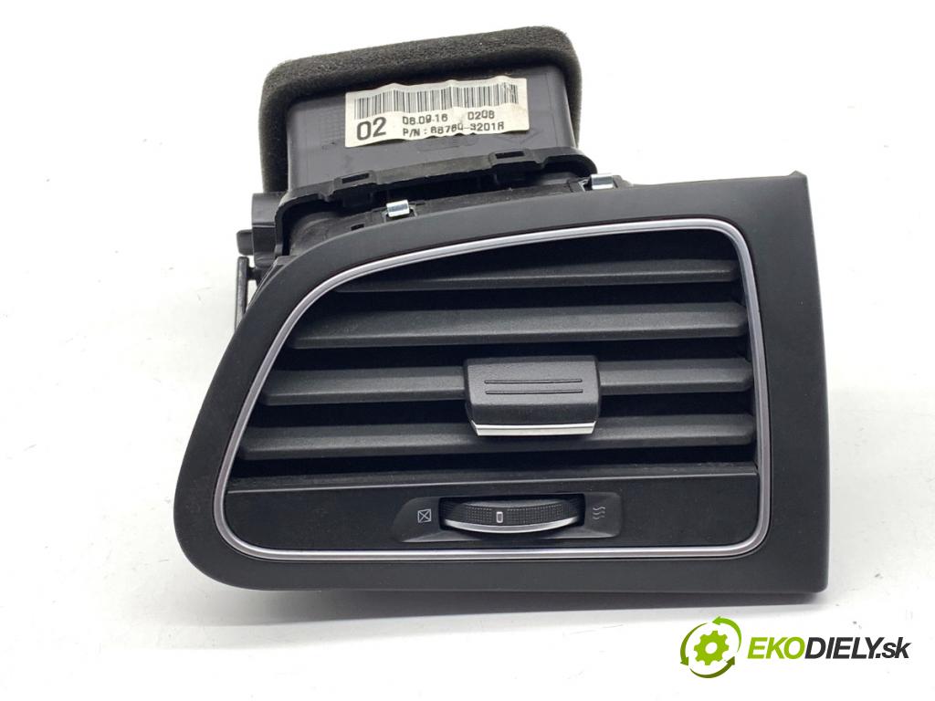 RENAULT TALISMAN sedan 2017 110 kW 1.6 TCe 150 1618 Mriežky kúrenia pravy predný 68760-3201R