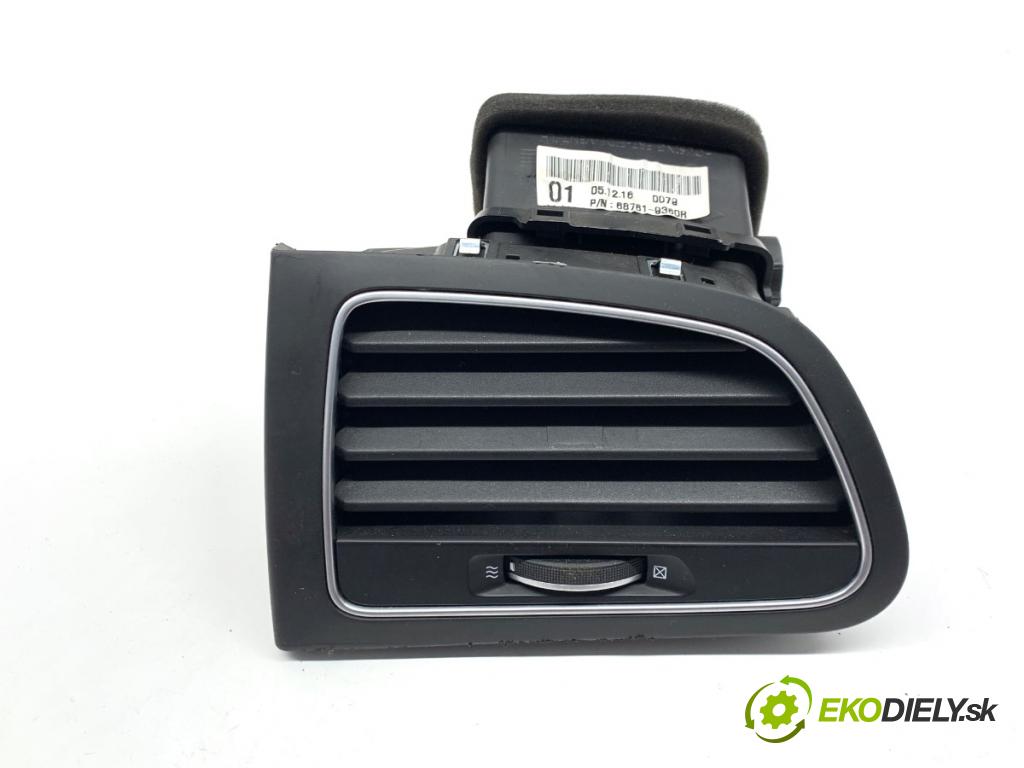 RENAULT TALISMAN sedan 2017 110 kW 1.6 TCe 150 1618 Mriežky kúrenia ľavy predný 68761-9360R