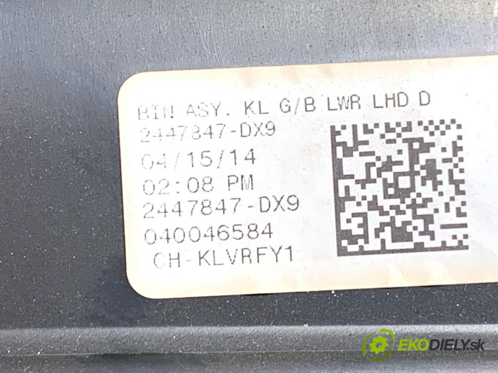 JEEP CHEROKEE KL SUV 2014 125 kW 2.0 CRD 4x4 1956 Priehradka, kastlík spolujazdca 68141475A (Priehradka (kastlík))