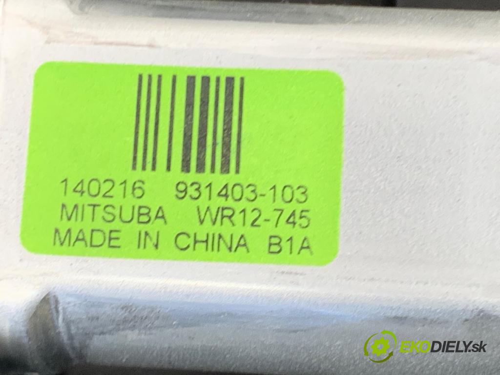 JEEP CHEROKEE KL SUV 2014 125 kW 2.0 CRD 4x4 1956 Mechanizmus okna pravy zad 931403-103