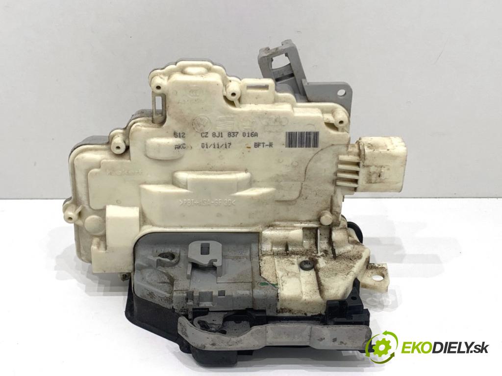 AUDI A5 8T coupe 2007 140 kW 2.7 TDI 2698 zámok Dvere pravy predný 8J1837016A