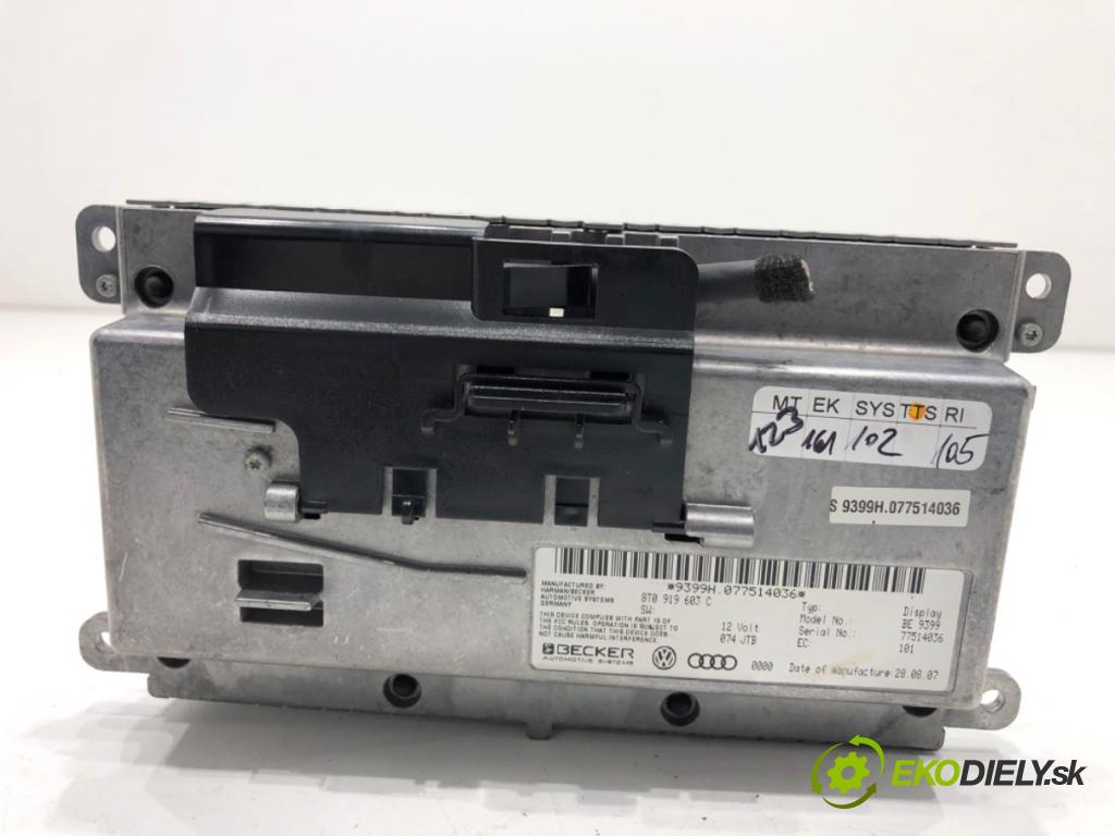 AUDI A5 8T coupe 2007 140 kW 2.7 TDI 2698 Dislpej 8T0919603C (Prístrojová doska)