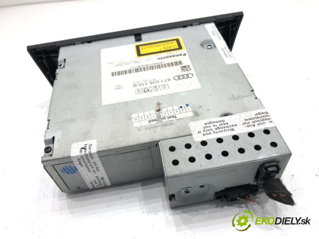 AUDI A5 8T coupe 2007 140 kW 2.7 TDI 2698 RADIO 8T1035110B (Audio zariadenie)