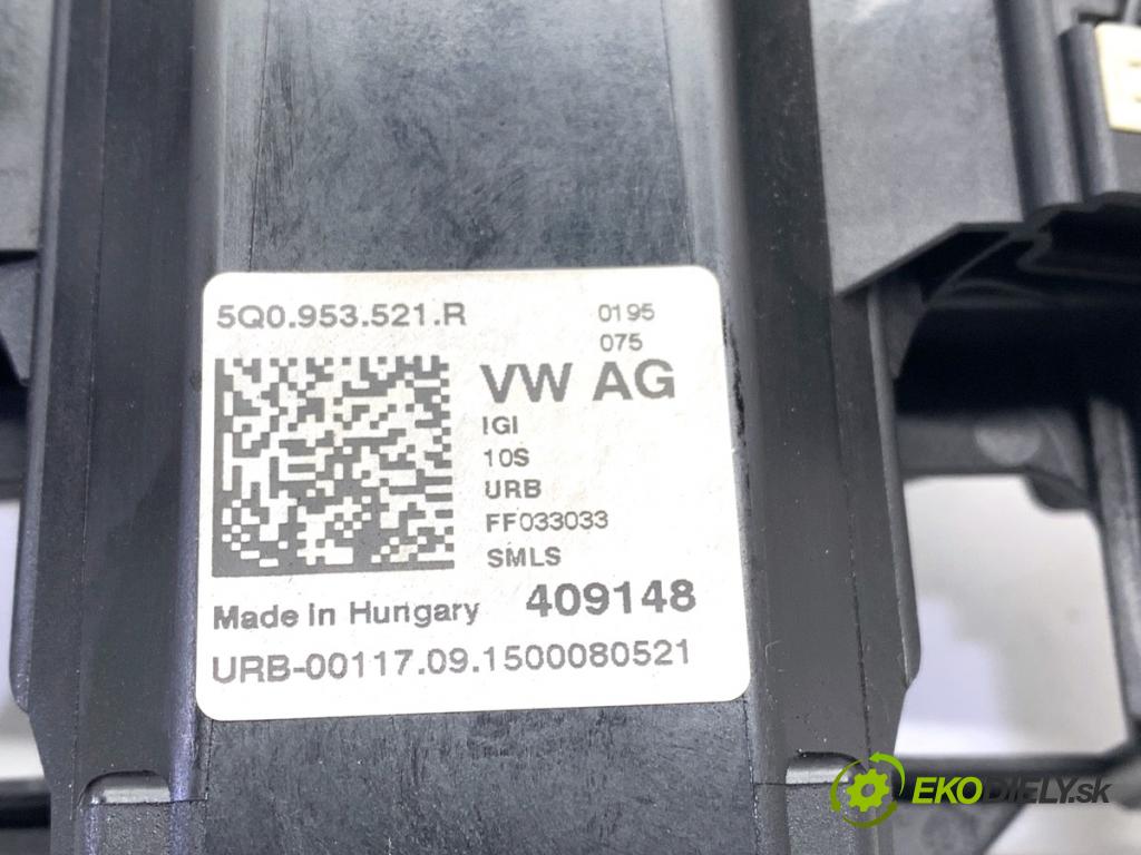 VW GOLF VII Kombi 2015 110 kW 2.0 TDI 1968 Prepínač kombinovaný 5Q0953521R 5Q0953502AJ (Prepínacie páčky pod volantom)