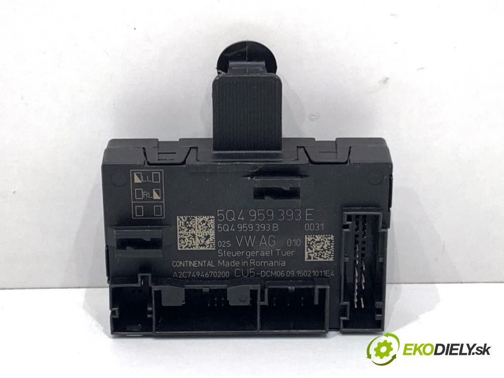 VW GOLF VII Kombi 2015 110 kW 2.0 TDI 1968 Modul Dvere predný ľavy 5Q4959593E