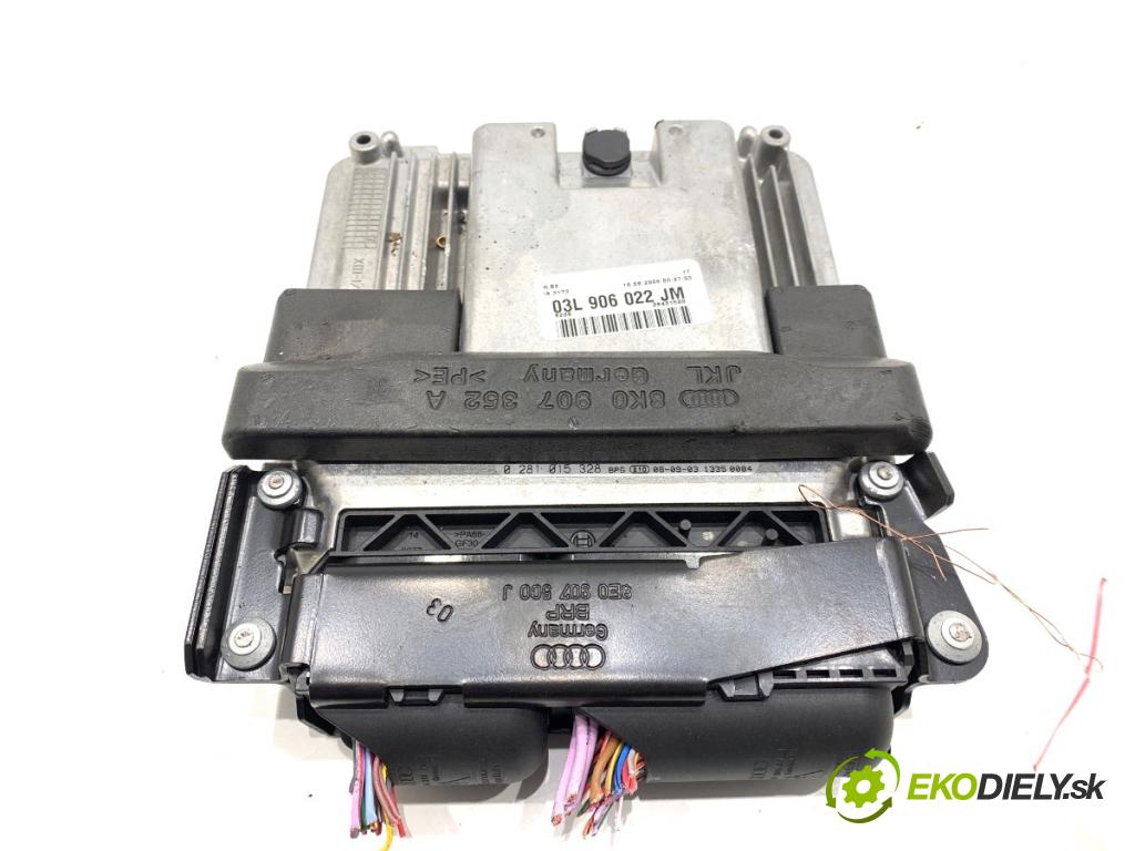 AUDI A4 B8 sedan 2008 105 kW 2.0 TDI 1968 řídící jednotka motora 03L906022JM (Řídicí jednotka)