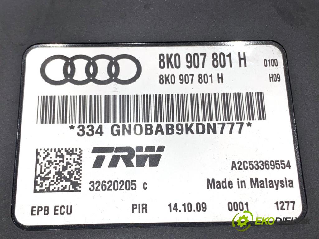 AUDI A4 B8 sedan 2008 105 kW 2.0 TDI 1968 modul brzdy ruční brzdy 8K0907801H