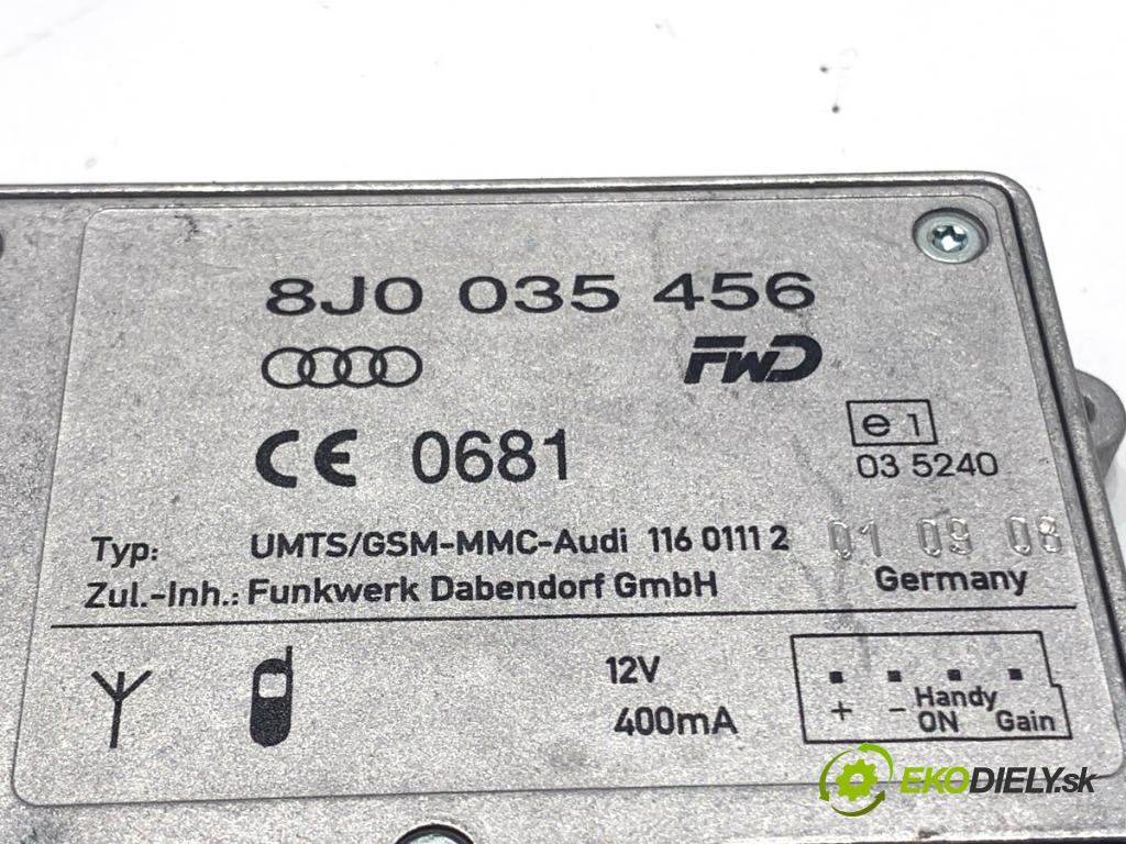 AUDI A4 B8 sedan 2008 105 kW 2.0 TDI 1968 modul BLUETOOTH 8J0035456 (Řídící jednotka ostatní)