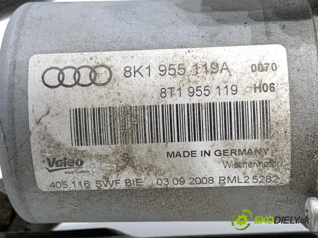 AUDI A4 B8 sedan 2008 105 kW 2.0 TDI 1968 Mechanizmus stieračov predný 8K1955119A (Motorček stieračov predný)