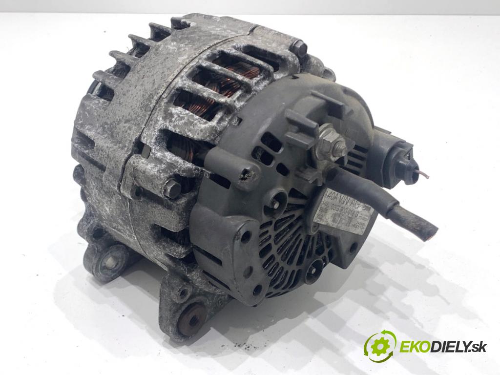 AUDI A4 B8 sedan 2008 105 kW 2.0 TDI 1968 Alternátor 03G903016G (Alternátor)