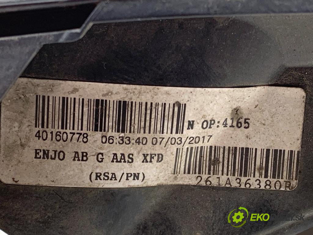 RENAULT TALISMAN sedan 2017 110 kW 1.6 TCe 150 1618 mří nárazníka pravý přední část 261A25854R