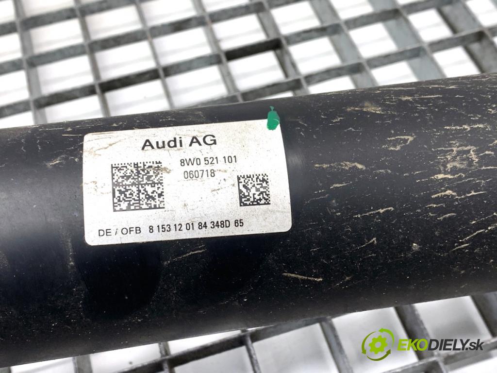 AUDI A4 B9 sedan 2018 185 kW 2.0 TFSI quattro 1984 kardaň hřídel hnací zadní část 8W0521101 (Kardanový hřídel)