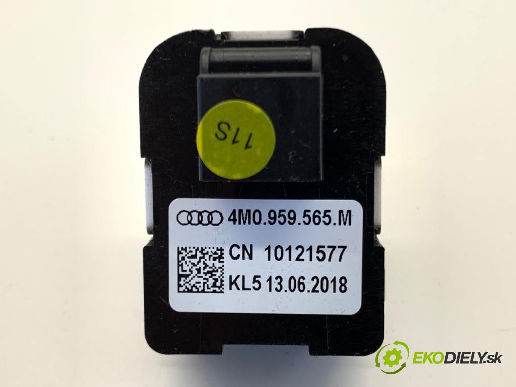 AUDI A4 B9 sedan 2018 185 kW 2.0 TFSI quattro 1984 přepínač nastavení zpětných zrcátek 4M0959565M (Páčky pod volantem)