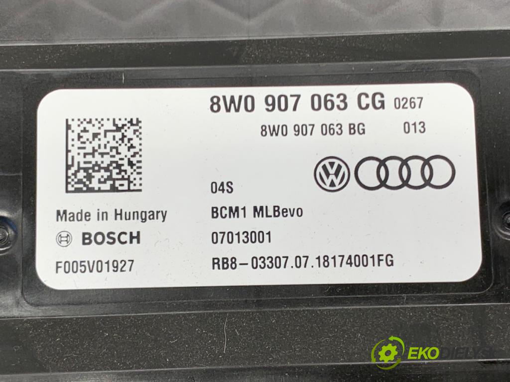 AUDI A4 B9 sedan 2018 185 kW 2.0 TFSI quattro 1984 Modul BCM 8W0907063CG (Riadiaca jednotka ostatné)