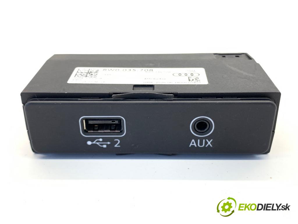 AUDI A4 B9 sedan 2018 185 kW 2.0 TFSI quattro 1984 HNÍZDO: USB 8W0035708