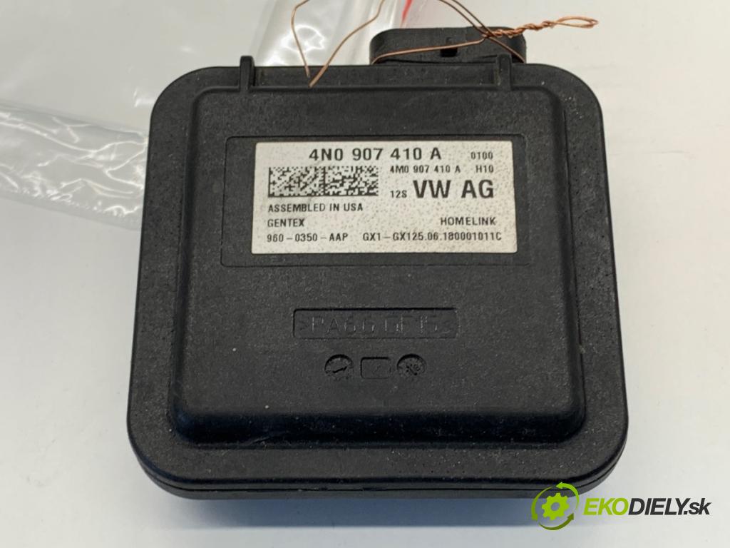 AUDI A4 B9 sedan 2018 185 kW 2.0 TFSI quattro 1984 Modul BRÁNY: HOMELINK: 4N0907410A