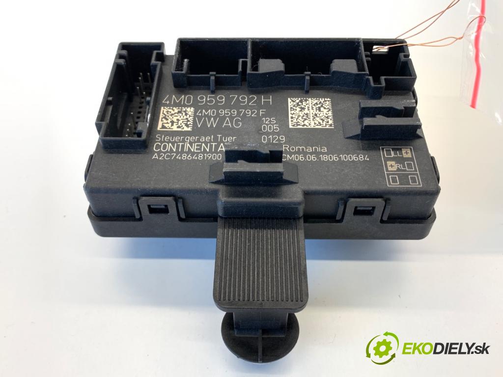 AUDI A4 B9 sedan 2018 185 kW 2.0 TFSI quattro 1984 Modul Dvere predný pravy 4M0959792H