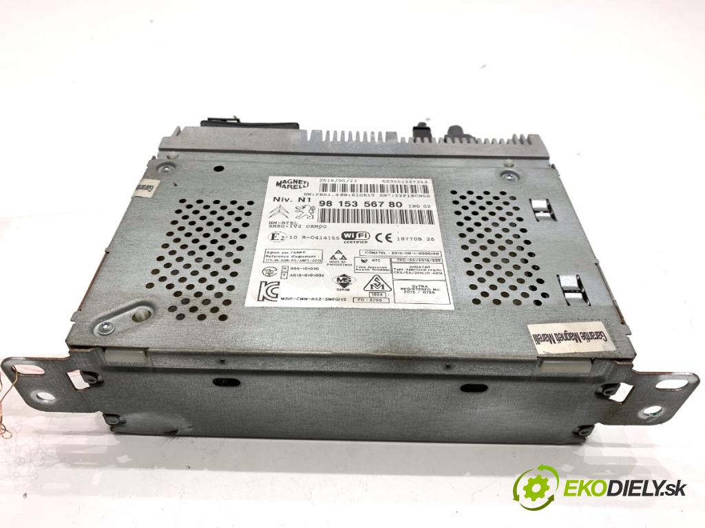 PEUGEOT 2008 I SUV 2016 96 kW 1.2 THP 130 / PureTech 130 1199 RADIO 9815356780 (Audio zařízení)