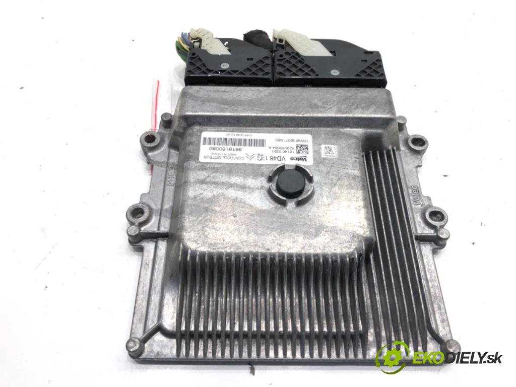 PEUGEOT 2008 I SUV 2016 96 kW 1.2 THP 130 / PureTech 130 1199 řídící jednotka motora 9818160080 (Řídicí jednotka)