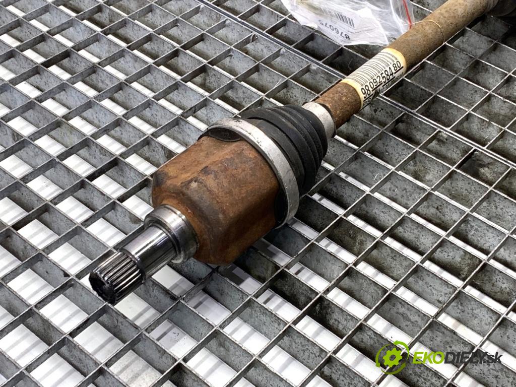 PEUGEOT 2008 I SUV 2016 96 kW 1.2 THP 130 / PureTech 130 1199 Poloos ľavy predný 9809258480