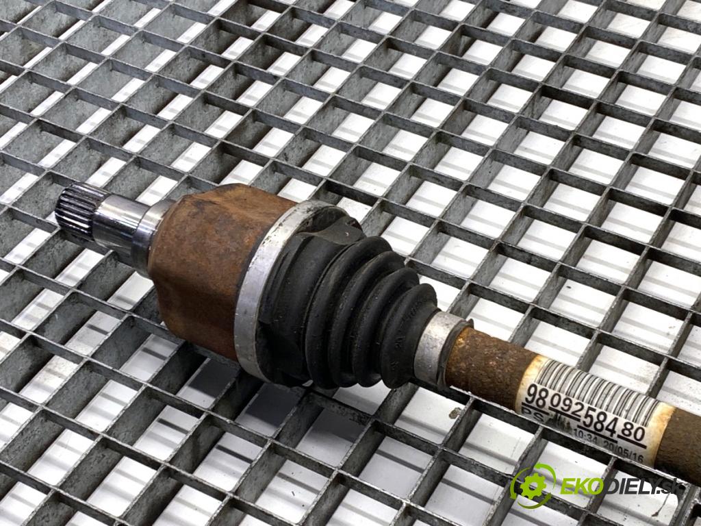 PEUGEOT 2008 I SUV 2016 96 kW 1.2 THP 130 / PureTech 130 1199 Poloos ľavy predný 9809258480