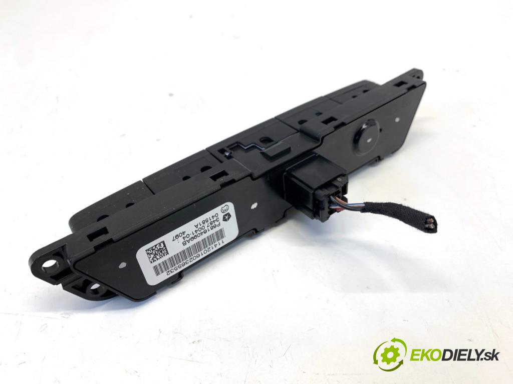 JEEP CHEROKEE KL SUV 2014 125 kW 2.0 CRD 4x4 1956 Spínač svetiel výstražných (núdzových) P68164099AB (Prepínacie páčky pod volantom)