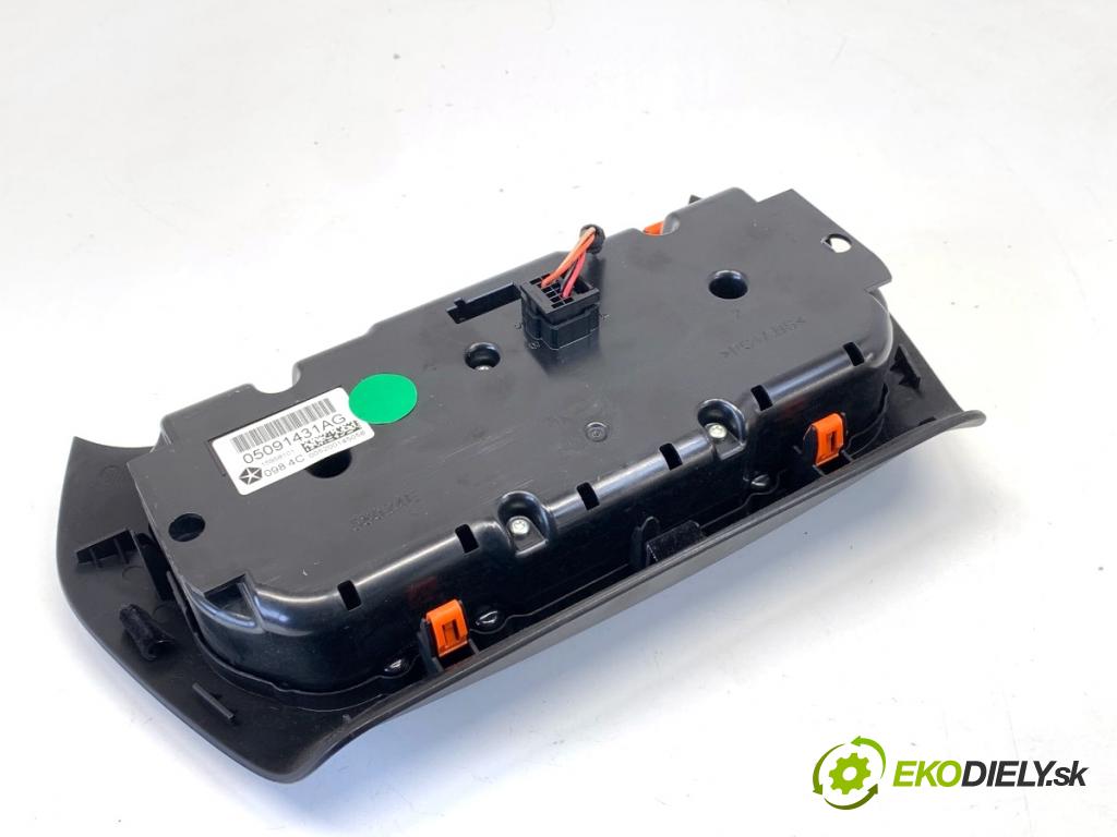 JEEP CHEROKEE KL SUV 2014 125 kW 2.0 CRD 4x4 1956 Panel ovládania kúrenia 05091431AG (Prepínacie páčky pod volantom)