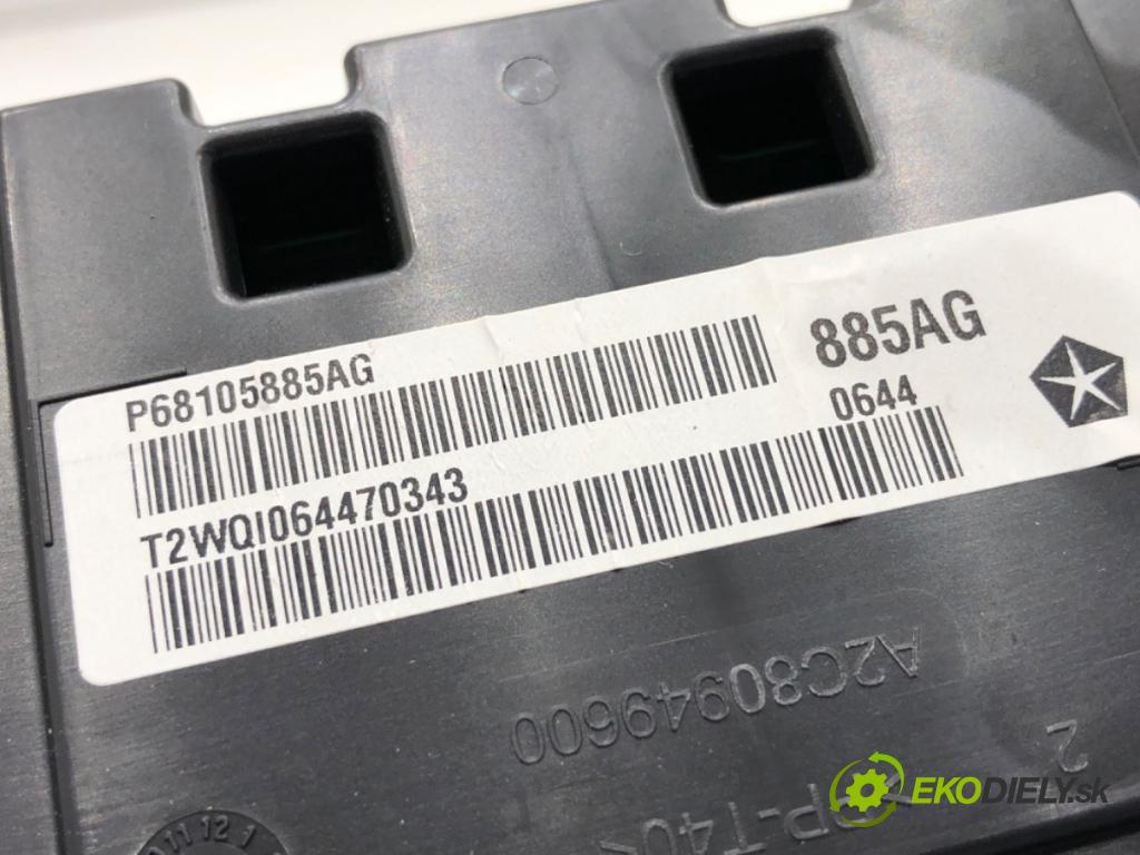 JEEP CHEROKEE KL SUV 2014 125 kW 2.0 CRD 4x4 1956 Prístrojovka P68105885AG (Prístrojová doska)