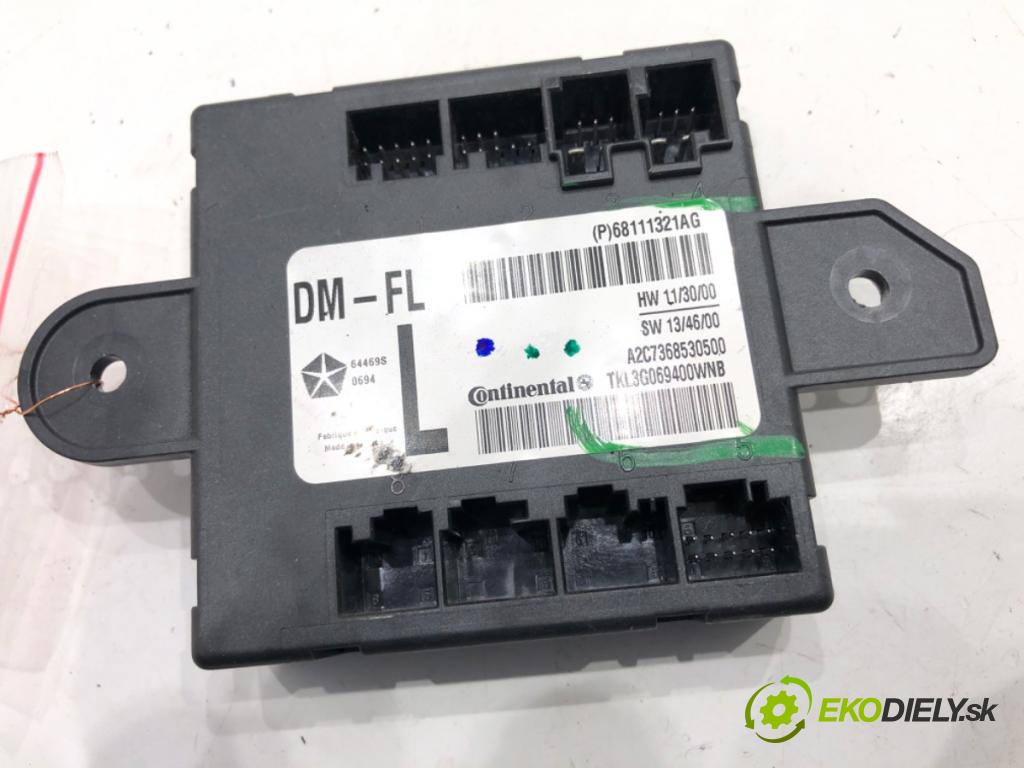 JEEP CHEROKEE KL SUV 2014 125 kW 2.0 CRD 4x4 1956 Modul Dvere predný ľavy 68111321AG