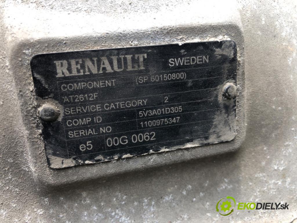 RENAULT TRUCKS T Platforma / podwozie 2020 338 kW T460 338 kW [460 KM] olej napędowy 2013 - 2022 10837 Prevodovka AT2612F (Prevodovka)