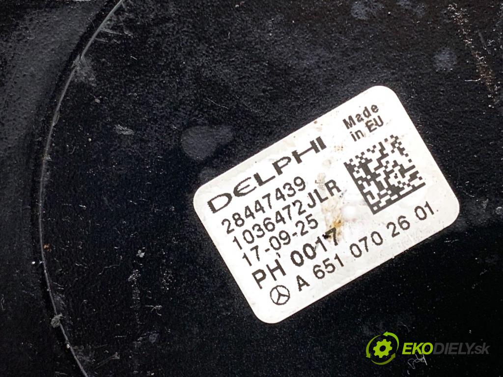 MERCEDES-BENZ KLASA GLA SUV 2017 100 kW GLA 200 CDI 4-matic (156.902) 2143 Pumpa vstrekovacia A6510702601 (Vstrekovacie čerpadlo)