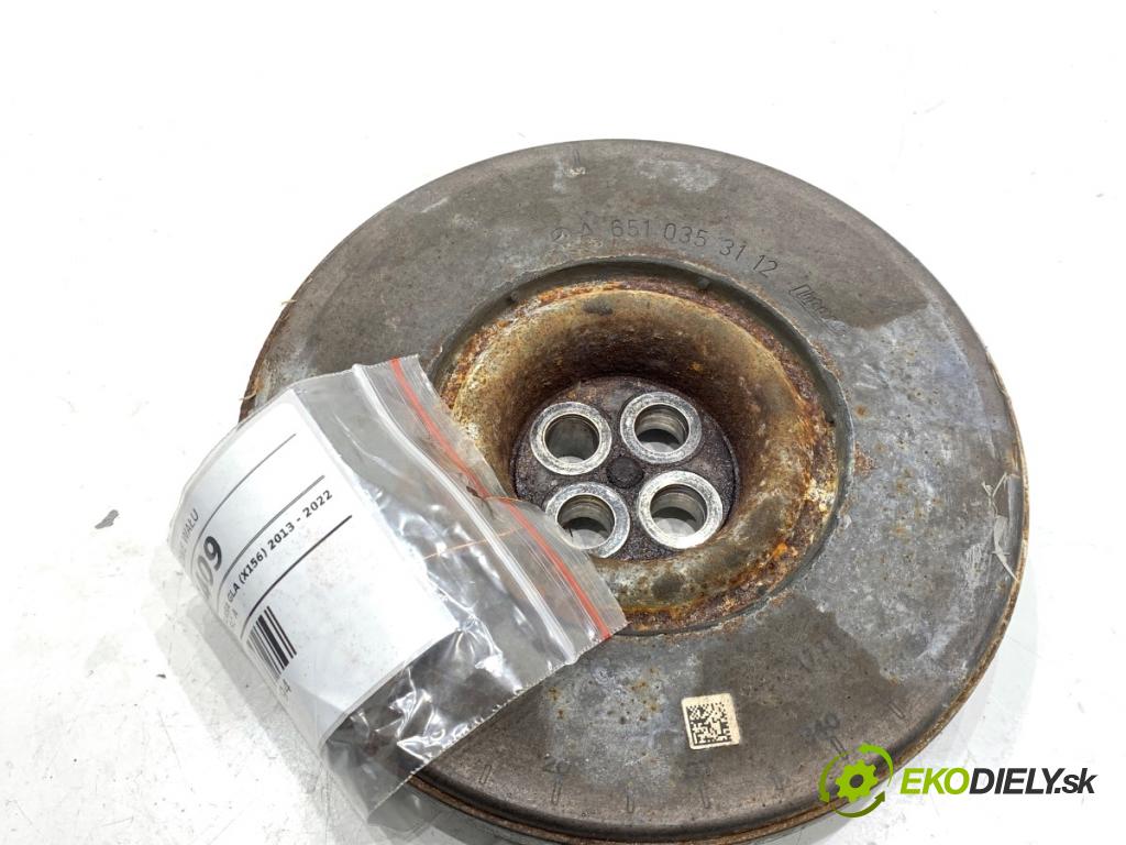 MERCEDES-BENZ KLASA GLA SUV 2017 100 kW GLA 200 CDI 4-matic (156.902) 2143 koleso kolesová hriadeľa A6510353112 (Remenica)