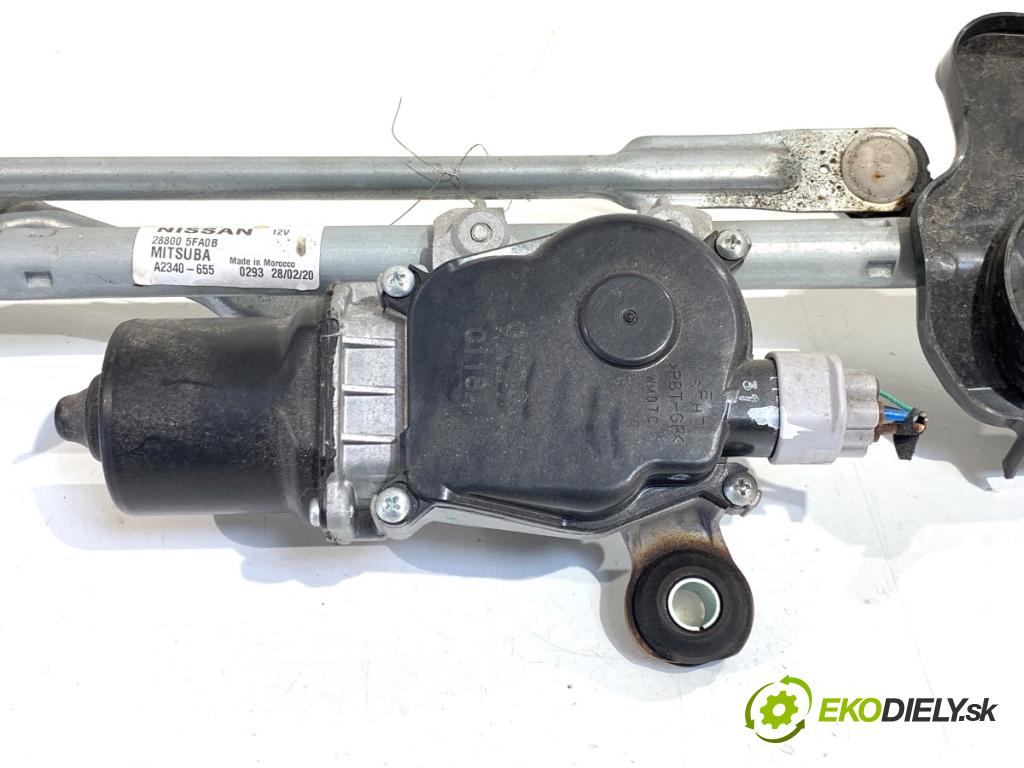 NISSAN MICRA K14 liftback 2020 74 kW 1.0 IG-T 100 999 Mechanizmus stieračov predný 28800-5FA0B (Motorček stieračov predný)