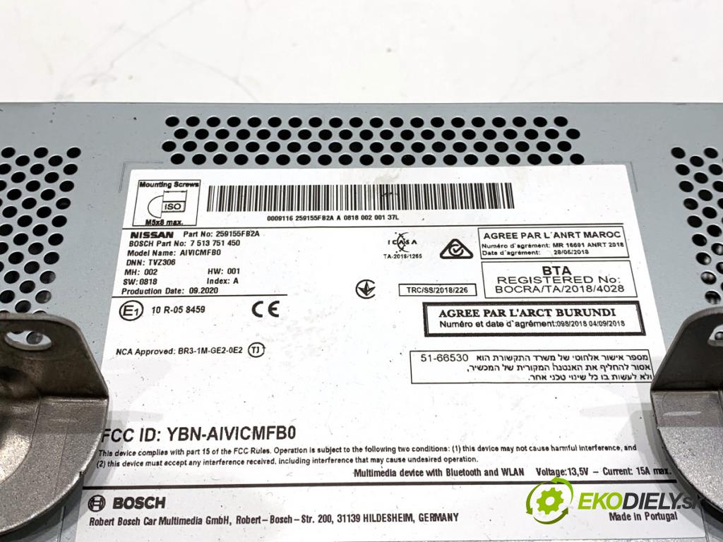 NISSAN MICRA K14 liftback 2020 74 kW 1.0 IG-T 100 999 Dislpej 259155FB2A (Prístrojová doska)