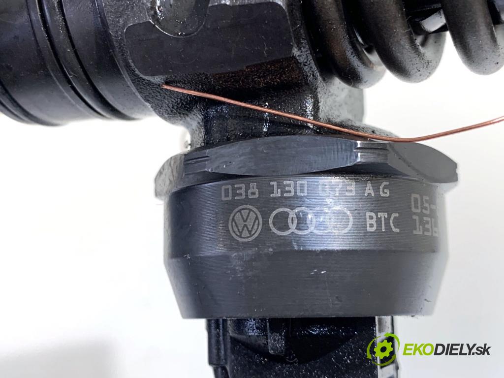 AUDI A3 8P liftback 2005 77 kW 1.9 TDI 1896 vstříkovač 038130073AG (Vstřikovač paliva)