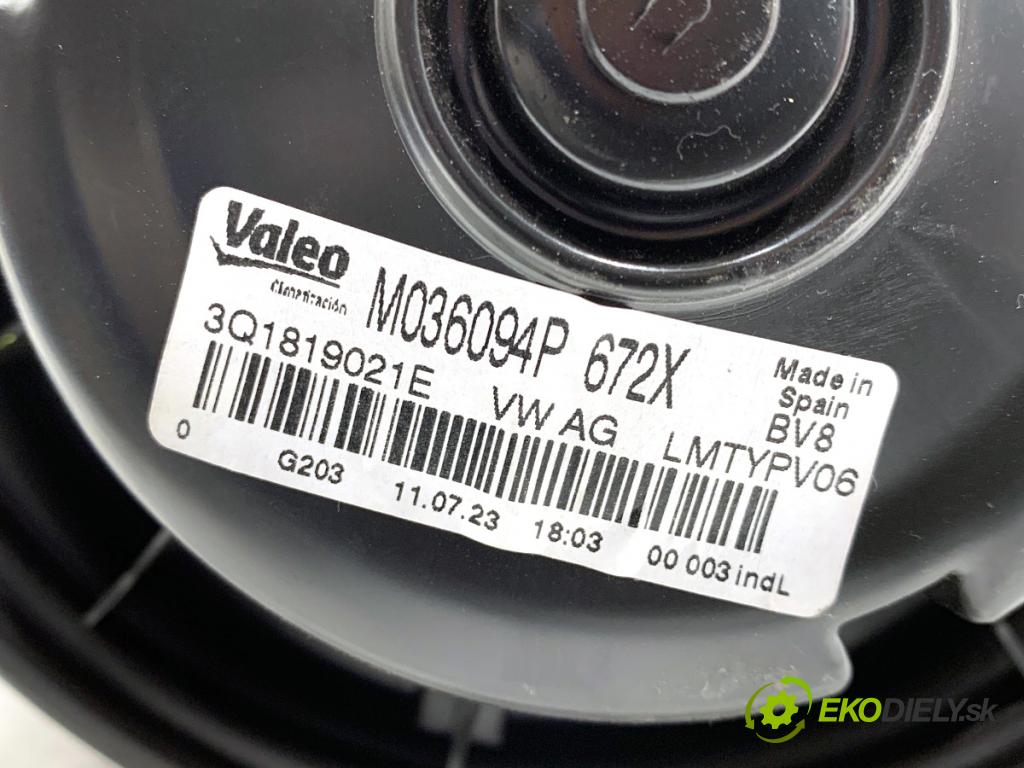 CUPRA FORMENTOR SUV 2023 228 kW 2.0 TSI 4Drive 1984 ventilátor kúrenia 3Q1819021E