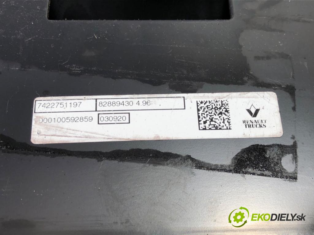 RENAULT TRUCKS T Platforma / podwozie 2020 338 kW T460 338 kW [460 KM] olej napędowy 2013 - 2022 10837 Obal sedačky levýho 7422751197